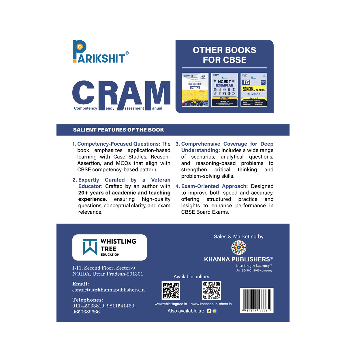 Parikshit CBSE Class 12th CRAM Physics | Competency Focused Questions Chapter-wise| For 2026 Board Exam