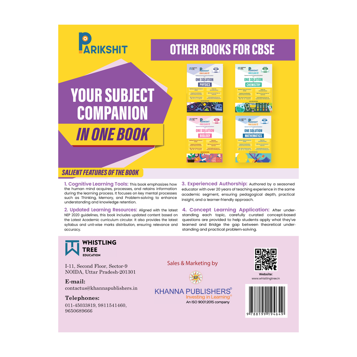 Parikshit CBSE ONE SOLUTION Class 12th Accountancy for 2026 Board Exam